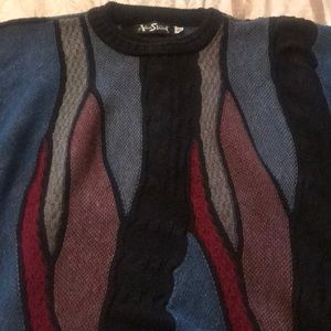 Alan Stuart sweater coogi style